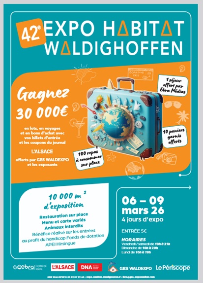 AFFICHE 2026 | Peinture André Schmitt & associés Expo Habitat de Waldighoffen Kingersheim 0